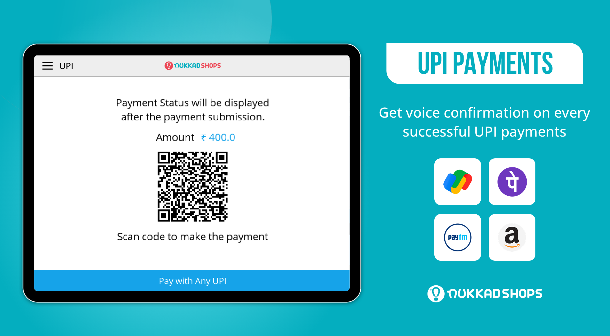 You are currently viewing How to make UPI Payments with Nukkad Shops?